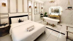 Et badeværelse på A In Hotel Glamour + 114 billeder