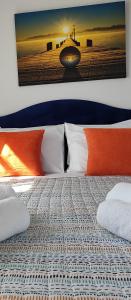 Postel nebo postele na pokoji v ubytování GDE Spetses 3BR apartment1
