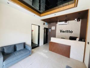 TV a/nebo společenská místnost v ubytování Hotel Veritto