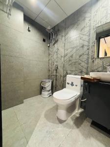 Koupelna v ubytování Hotel Veritto