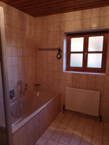 Ένα μπάνιο στο Appartement Panoramablick