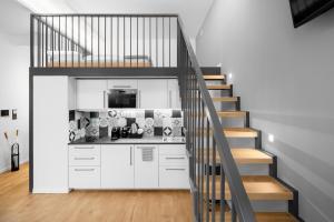 Kuchyňa alebo kuchynka v ubytovaní Jobelhome Apartments