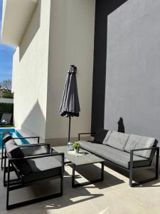 Posezení v ubytování Murter - Jezera Luxury Apartments