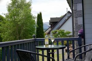 Balkón nebo terasa v ubytování Bonny Wee Snug - Pod in Spean Bridge