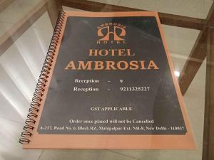 Certifikát, hodnocení, plakát nebo jiný dokument vystavený v ubytování The Ambrosia Yashobhoomi