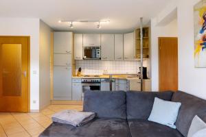 Η κουζίνα ή μικρή κουζίνα στο Ferienwohnung Tannenblick 7-1
