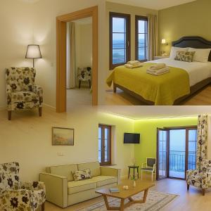 Posteľ alebo postele v izbe v ubytovaní Arktos Hotel