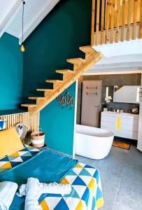 Ein Sitzbereich in der Unterkunft Villa d'Happy Bay - Panoramic View of Caribbean and sunsets
