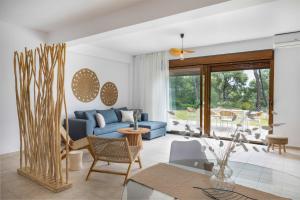 Istumisnurk majutusasutuses Bergamot & Myrtillo Villas with shared pool,Afitos #FeelsLikeHome