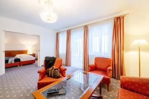 Letto o letti in una camera di Parkhotel Styria