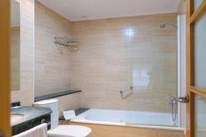 Koupelna v ubytování Hotel Alda Xinzo