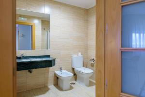 Koupelna v ubytování Hotel Alda Xinzo