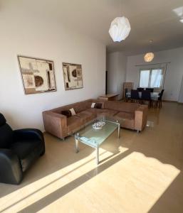 Posezení v ubytování SeaView Apartments