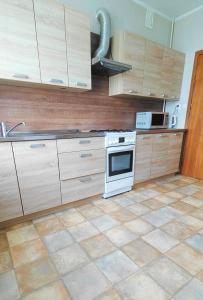 Kuchyň nebo kuchyňský kout v ubytování TK Apartamenty I Pokoje