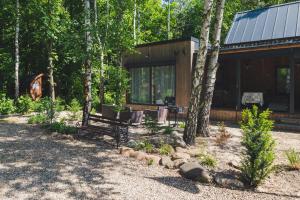 Zahrada ubytování Apartament nad jeziorem Strykowskim