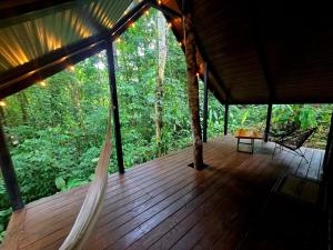 Balkón nebo terasa v ubytování Jungle River Resort