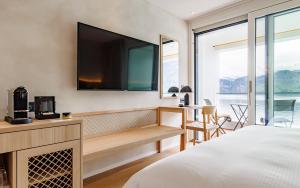 TV a/nebo společenská místnost v ubytování Campus Hotel Hertenstein