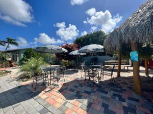 Restaurace v ubytování La Felicidad Aruba