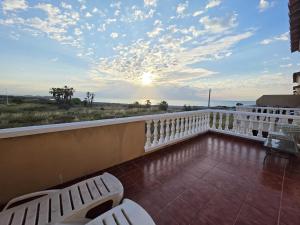 Balkón alebo terasa v ubytovaní Preciosas vistas al mar