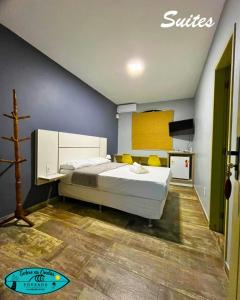 Postel nebo postele na pokoji v ubytování Pousada Sobre as Ondas