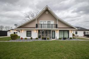 Bygningen som feriehuset ligger i