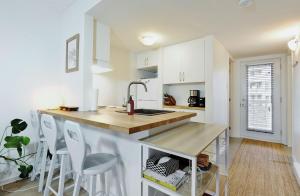 Nhà bếp/bếp nhỏ tại 22#53 chemin du Hameau Studio