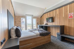 TV a/nebo společenská místnost v ubytování Fengo Hotel & Spa