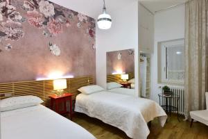 Postel nebo postele na pokoji v ubytování Interno 45