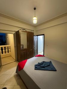 Katil atau katil-katil dalam bilik di Lucky house dahab