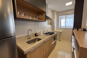 Køkken eller tekøkken på LUX80 - Flat Próximo ao Órion Alto Padrão