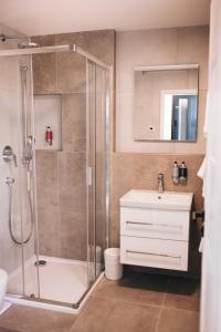 Vannituba majutusasutuses Apartmány DVĚ BOBULE 1 kk
