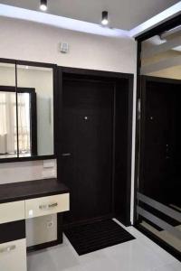 Η κουζίνα ή μικρή κουζίνα στο Apartments Tatiy