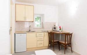 Køkken eller tekøkken på Gorgeous Apartment In Baska Voda