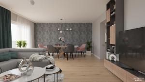 Posezení v ubytování Sașa's Home