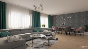Posezení v ubytování Sașa's Home