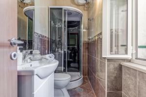 Koupelna v ubytování Apartments Bralić