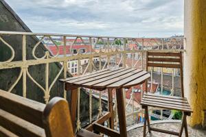 Balkón alebo terasa v ubytovaní Centrum Charm Apartment