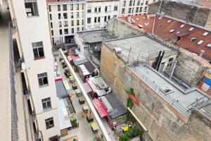 Výhľad na mesto Budapešť alebo výhľad na mesto priamo z apartmánu