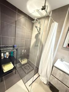 Koupelna v ubytování Corralejo Suite + 30 fotografií