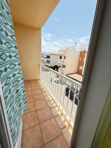 Balkón nebo terasa v ubytování Corralejo Suite