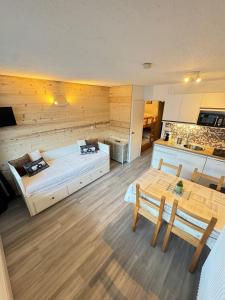 Χώρος καθιστικού στο Appartement Centre Station - Pied des pistes