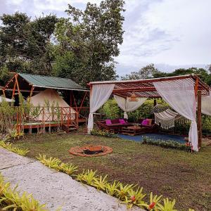 Zahrada ubytování La Villa Glamping
