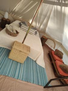 Postel nebo postele na pokoji v ubytování La Villa Glamping