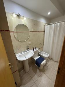 Ein Badezimmer in der Unterkunft Complejo Pampa
