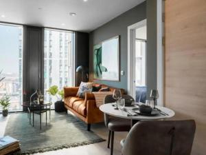 Posezení v ubytování Mercian Luxury Serviced Apartments- Birmingham City Centre - Better and bigger than a hotel!