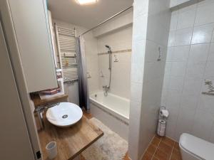 Koupelna v ubytování Ferienwohnung in Krumpendorf am Wörthersee