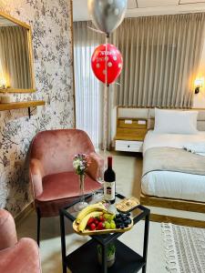 Postel nebo postele na pokoji v ubytování Goland Hotel