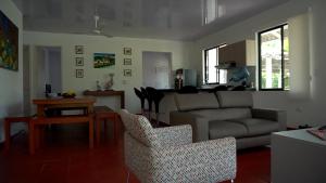 Posezení v ubytování Casa finca La alegría - casa el Recreo