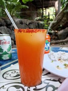 Nápoje v ubytování Beach cabin ometepe