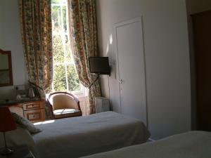 Cama o camas de una habitación en Terrace hotel